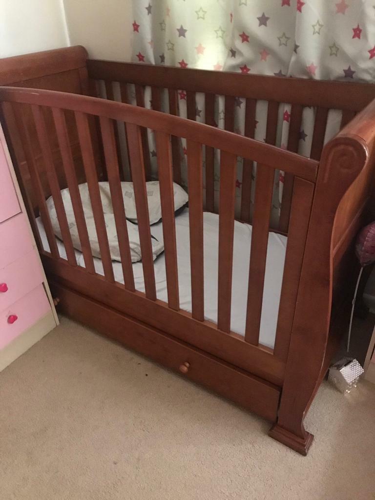 babies r us sleigh cot bed bolts